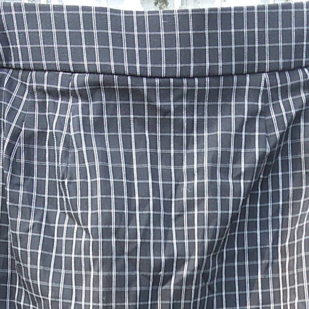 Elle Bl &Wh Pinstripe Straight Pencil Skirt - S - Picture 7 of 11